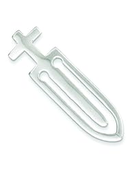 Sterling Silver Cross Bookmark Religious Gift Idea