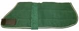 10" Green Dog Coat Padded Lining
