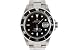 Rolex Mens Stainless Steel Submariner Black Dial - New Style