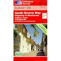 South Downs Way - Steyning to Newhaven (Explorer Maps)