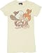 Junk Food Flinstones Pebbles Bam Bam Juniors Cream T-shirt Tee
