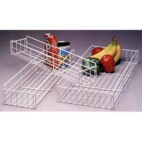 KV Pantry Rollout Unit Baskets 9 Chrome by Knape & Vogt