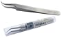 Zeckenpinzette f�r Menschen aus rostfreiem Edelstahl. L�nge 10cm