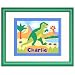 Dinosaurland Dark Green Personalized Print