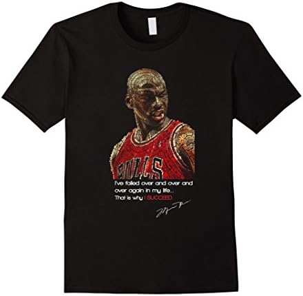 Men's I've Failed Over And Over Again And That Is Why I Succeed Large Black