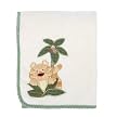 NoJo Jungle Babies Appliqué Coral Blanket