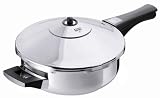 Kuhn Rikon Duromatic Inox Pressure Frying Pan, Titanium Non-stick (24cm), 2.5 Litre