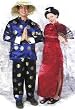 Authentic Asian Lady Costume - See sizing this Women's Costume runs VERY SMALL