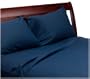 Divatex Home Fashions Wamsutta 100-Percent Egyptian Cotton Jersey Queen Sheet Set with Bonus Standard Pillowcases, Nocturne Blue