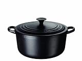 Le Creuset 25001280000461 Bräter Tradition rund 28 cm schwarz