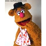 Custom Built Professional Muppet style Puppet Ventriloquist Puppets Fozzie Bear The Muppet Show Sesame Street Fraggle Rock TV Movie Prop Jim Henson Frank Oz Kermit the Frog Miss Piggy Elmo