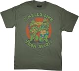  : Teenage Mutant Ninja Turtles TMNT Classic Movie TV Series - Smells Like Teen Spirit - Adult T-shirt