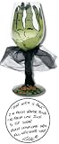 LOLITA HALLOWEEN WINE GLASS The WITCH is BACK New Gift