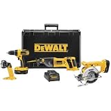 Factory-Reconditioned DEWALT DC4CKITAR 18V Cordless 4-Tool Combo Kit