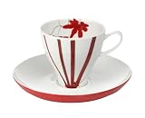 Mikasa Pure Red fine china coffee cup and saucer