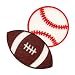 BASEBALL football kids BATH tub SHOWER APPLIQUES NEW