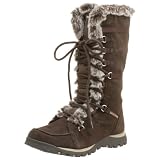  : Skechers Women's Unlimited Lace-Up Boot,Brown,6M
