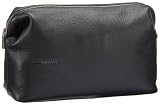 Nannini Grain leather 65002 54, Unisex - Erwachsene Kulturtasche, schwarz (nero 6899) 29 x 15x 10 cm