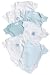 SpaSilk 100% Cotton Assorted Short Sleeve Lap Shoulder 7-Pack Bodysuit - Boy, Preemie