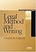 cover of Legal Method And Writing