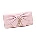 Damara Women Long Faux Leather Bifold Large Bow Design Wallet Handbag