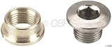 Sugino Single Chainring Bolt Set 5 Chromed Steel