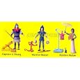 Disney's Mulan Set of 3 Figures- Captain Li-Shang, Warrior Mulan, & Maiden Mulan Mattel