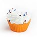 Huji Confetti Festive Colors Reusable Silicone Baking Cups Muffin Cupcake Liners Wraps Molds (24)