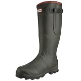 Hunter Men's Balmoral Neoprene Wellies Dark Olive W23580 13 UK