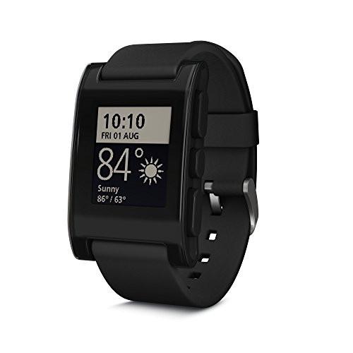 Pebble Smartwatch for iPhone and Android Black