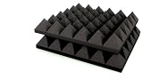 Sonic Homework Acoustic Sound Foam kit, incl. 96 Sqft. 4-in. thick Pyramid Foam