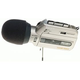 Sony M-100MC Microcassette Recorder with Voice Operated Recording