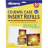 White CD Jewel Case Inserts