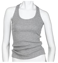 Calvin Klein Women's Sport Rib Racerback Tank, Grey Heather, Small