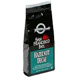 San Francisco Bay Coffee, Hazelnut Decaf, Ground, 2-Ounce Bags (Pack of 12)