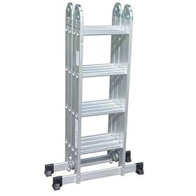 4.75m Multi Purpose Ladder + 2 Scaffold Plates by Piranha Trading Ltd with FREE EXPEDITED DELIVERY