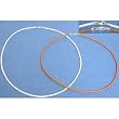 Rubber Cord Necklaces 16" & 18" 2Pcs