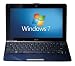 Asus 1008HA 10-inch Netbook (Atom N280 1.6 GHz Processor, 1 GB RAM, 250 GB HDD, up to 5.5 Hours Battery Life, Bluetooth, Windows 7 Starter, Very Dark Blue)