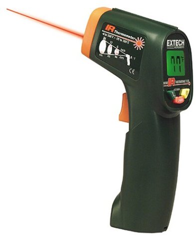 Extech 42500 Mini -4-degree to 500-degree Farenheit and 20-degree to 260-degree Celsius Infrared Thermometer