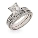 Charlotte's Classic Channel Set CZ Engagement Set
