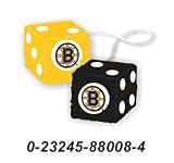 NHL Boston Bruins Fuzzy Dice **