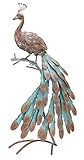 Regal Art and Gift 10458 Rustic Peacock Decor