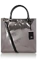 Metallic Silver Tote