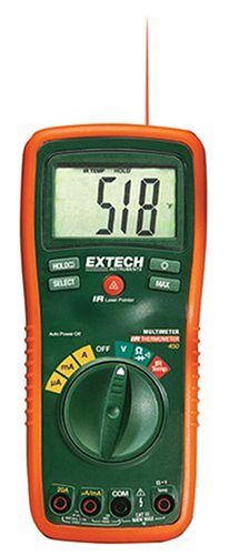 Extech EX450 True RMS Autoranging Multimeter with Infrared Thermometer