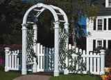 The Nantucket II Arbor with Gate and Wings