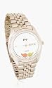 Classy! Black Hills Gold Men's White Face Watch