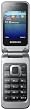 Samsung C3520 Klapphandy (5,6 cm (2,2 Zoll) Display, 1,3 Megapixel Kamera) metallic-silber