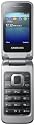 Samsung C3520 Klapphandy (5,6 cm (2,2 Zoll) Display, 1,3 Megapixel Kamera) metallic-silber