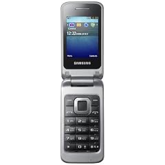 Samsung C3520 Klapphandy (5,6 cm (2,2 Zoll) Display, 1,3 Megapixel Kamera) metallic-silber