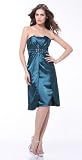 5077 STRAPLESS PARTY EVENING COCKTAIL SHORT PROM DRESS